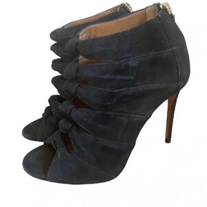 Aquazzura Nasiba Open Toe Stiletto Booties